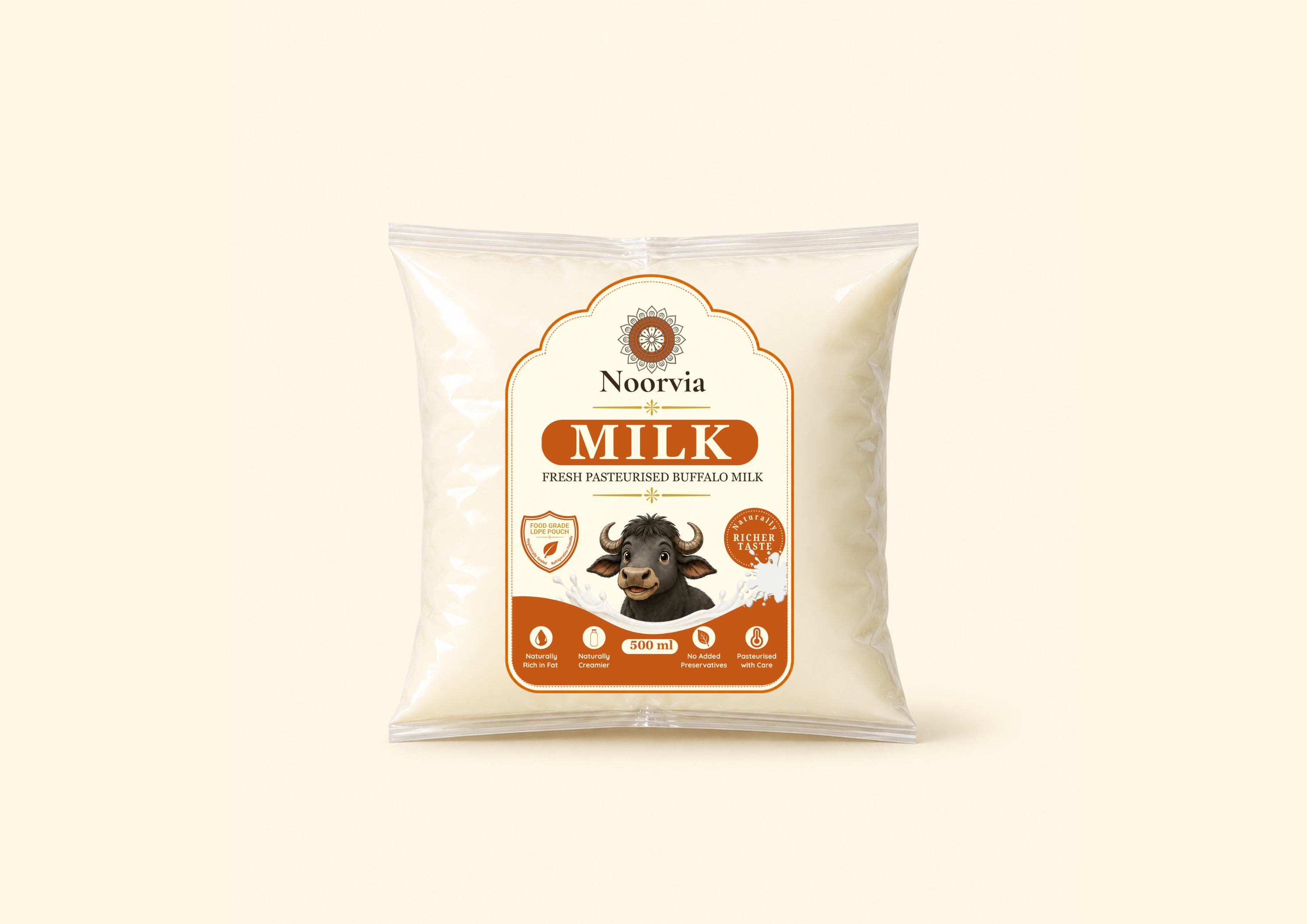 Pasteurised Buffalo Milk